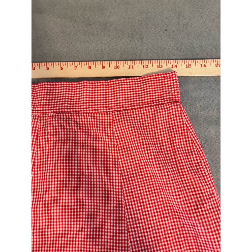 Vintage 80s Laura & Jayne Womens Gingham Midi Skirt Size 6 Twee Picnic Prairie - Picture 4 of 11